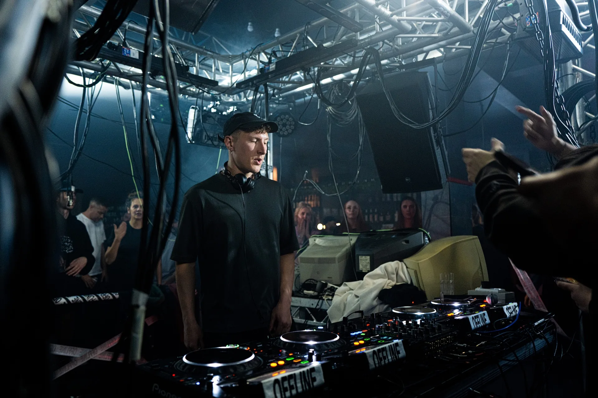 Offline Ivy Lab Install rigging lighting - professional event lighting hire Christchurch, AV production NZ