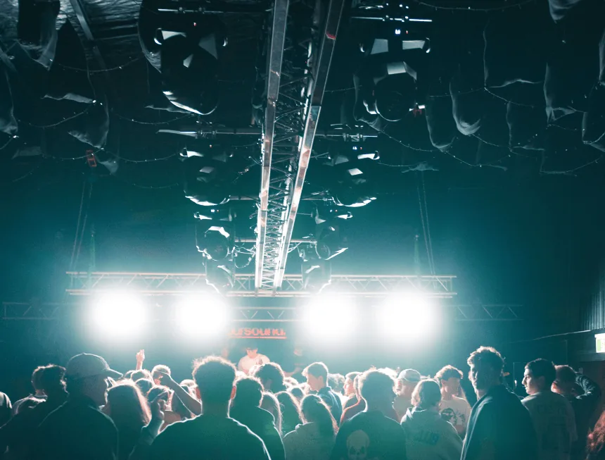 Our Sound complete production rigging lighting audio control fx - professional AV hire Christchurch, event production Canterbury