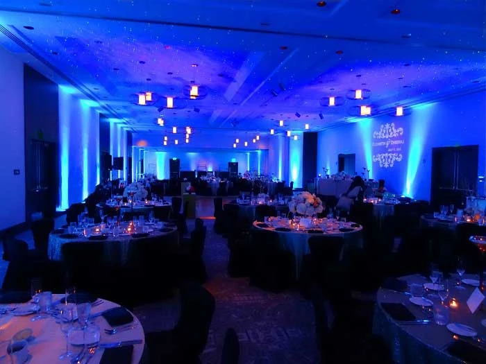 RGBW outdoor par light for hire in Christchurch