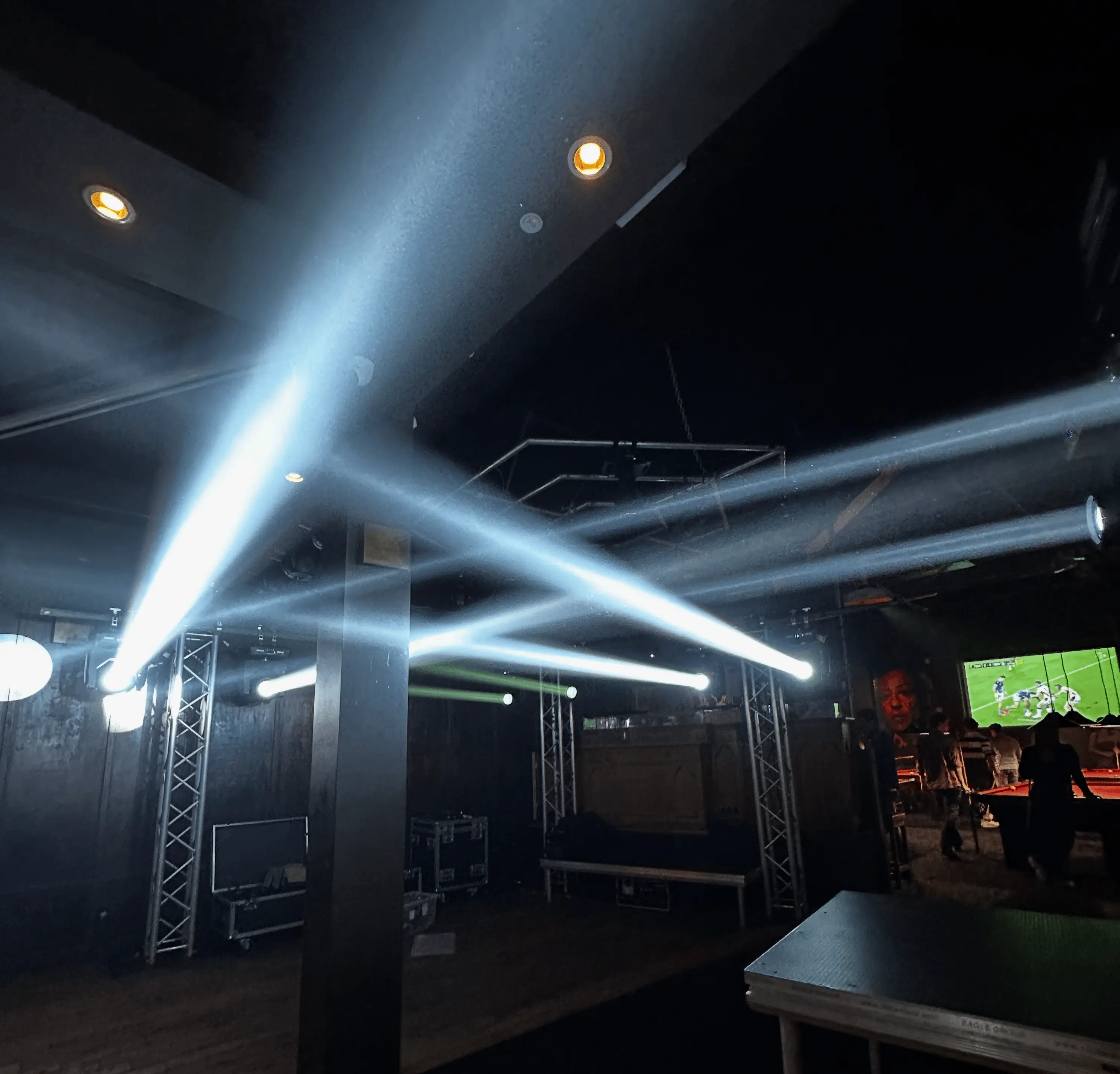 Sub180 Urban Jungle Afterparty complete production - lighting audio staging rigging control - AV hire Christchurch, event production Canterbury