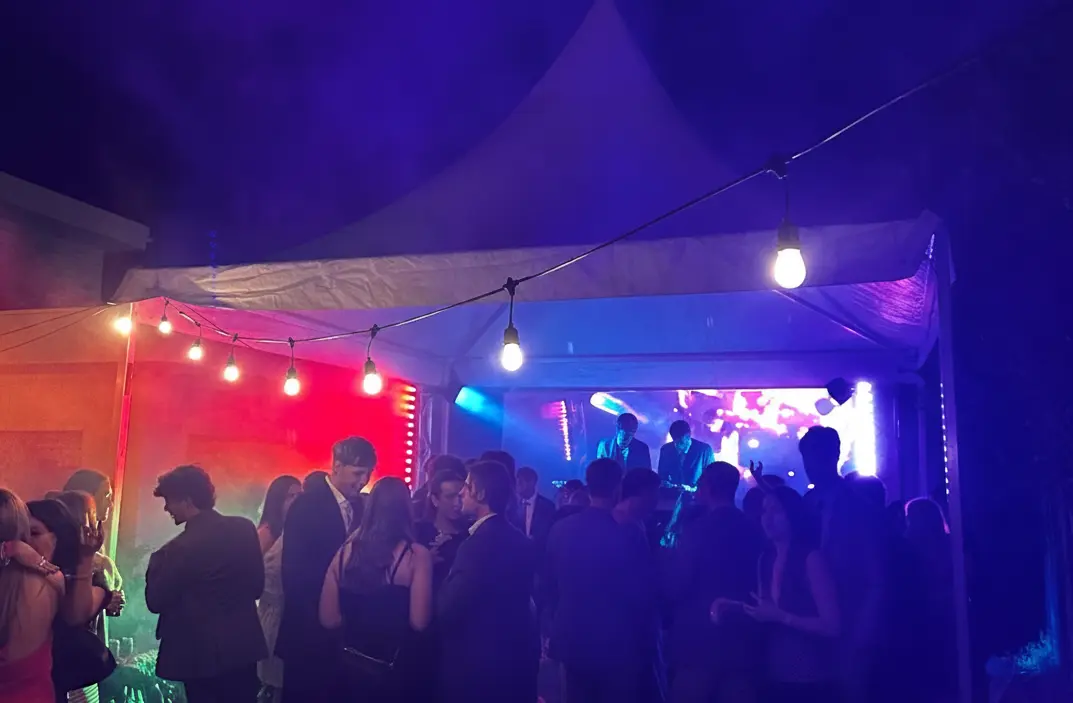 Toolshed Ball complete production lighting audio backline - professional AV hire Christchurch, event production Canterbury