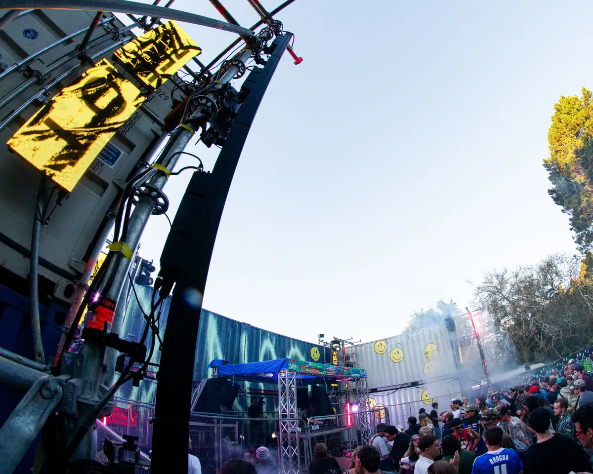 Twominds Flux Stage lasers lighting FX LED screen - event lighting hire Christchurch, AV production NZ